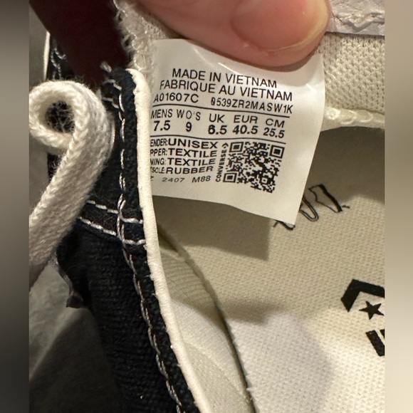 Converse unisex star player 76 size 7.5 men’s/9 women’s - Picture 12 of 14